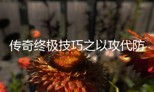 终极之以攻代技巧略防战传奇